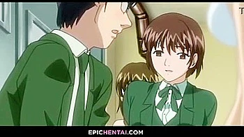 She is being tricked by the boys and has them cum inside her mouth.