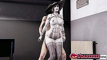 Car Toon And Lady Dimitrescu - Seductive In 3d Hentai Cowgirl Big Ass, Wet Pussy Fuck, And Creampie Finish