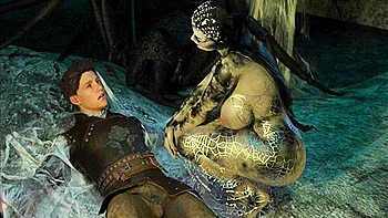 Spider Woman Traps Me To Ride My Fat Cock