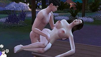 Fucking In The Forest With A Hot Girl