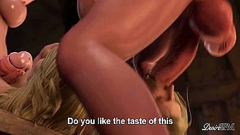 3d Animated In Triss & Futa Yen Pounding All Holes Of Two Beautiful Blondes - The Witcher Futanari