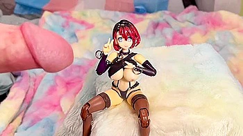 Blowing Huge Loads On Hentai Figures Again