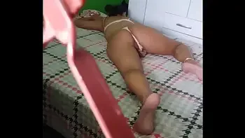 Flagra esposa safada na siririca