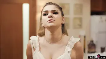 Teen tourist Athena Faris in an Airbnb in Germany with a much older guy