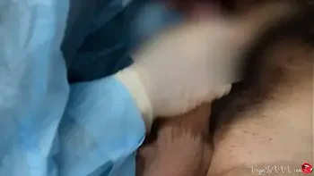 Depilatory Guy Got Handjob And Sensual Blowjob