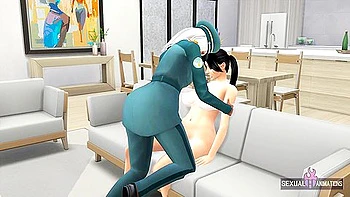 Colonel Comforts Single Woman Having Rough Sex - Sexual Hot Animations