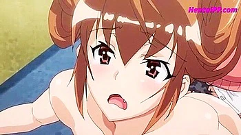 My sister gives an old man a hand job and blowjob in the bathroom, makes him ejaculate, and makes him cum inside her!