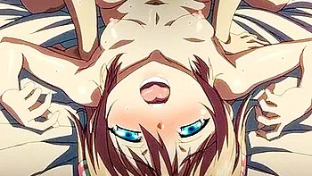 Naked on the bed, doing cunnilingus and thrusting in