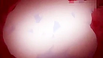 Breast milk squirts into both holes at the same time and comes out inside the creampie opening.