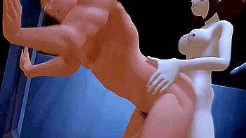 Ochako & Iida: Futa On Male