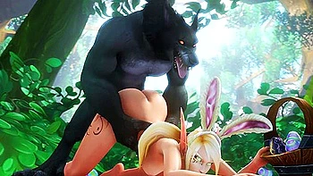 Worgen Gets The Easter Bunny