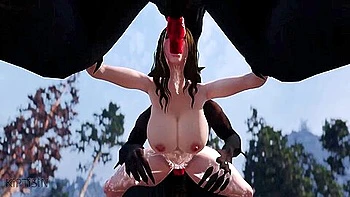 Juicy Curvy Milf Fucked By Dark Futanari Big Cock 2