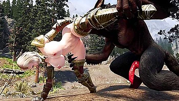 Elf Sluty Warrior Fucked By A Big Werewolf 1