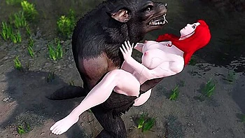 Werewolf Stretches Redhead Babes Pussy Heavy Warrior By The River 3.5