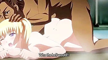 While both hands are restrained by the old man, he thrusts deep into her throat and cums inside her.