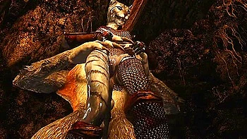 Khajiiti teen 18+ Pounded By Imprisoned Werewolf