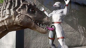 Dolphin Dino Oral Sex