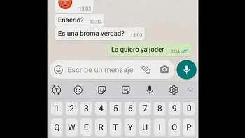 My unfaithful sister-in-law's whore gives me everything on WhatsApp