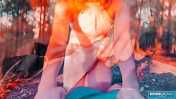 Sexy Gives Lover A Wild Blowjob While Driving With Scarlett Taylor