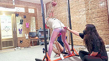 Asian Anal Hook and electricity bondage