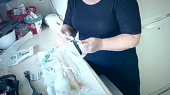 Dominatrix Mistress April - Lesbian Slave Competition