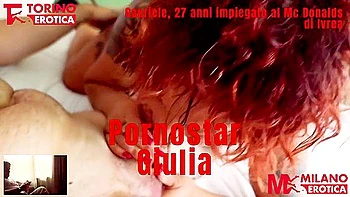 Gabriele Del Mcdonalds Farcisce Giulia Pornostar