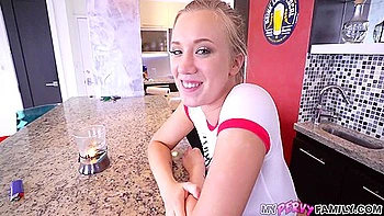 Blonde Stepsister Bailey Brooke Gets Creampie