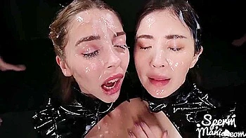 Sticky Bukkake Girls - Mary Popiense And Haruka Suzuno - Lucie Theodorova