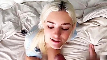 Blonde Teen 18+ Gets Cum Filled