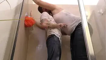 Amazon Vanessa Rain drenched with another Boy Toy