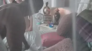 Blonde MILF takes huge cock black from behind in swinger 3some