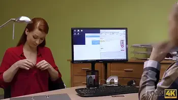 LOAN4K. Sweet thing with huge hooters fucks hard for hug loan