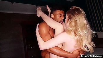 Bbc-crazy Blonde Gets On Bf