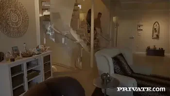 Private.com - Sweet Sex Star Little Caprice Gags Spits & Fucks A Cock!