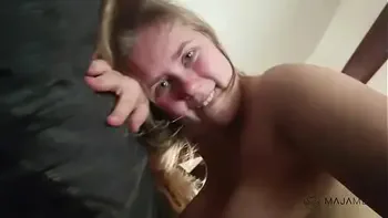 Curvy cute teen Maja needs a good fuck