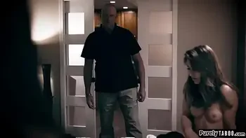 Teen c. by gfs stepdad into a 3some