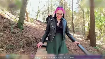 Fuck me in Park for Cumwalk - Public Agent Pickup Russian Student to Real Outdoor Sex / Kiss Cat