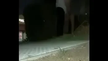 Naked in chastity cage left handcuffed in public