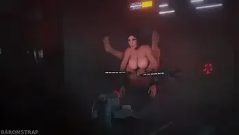 Lara Croft in the Orgasm Machine