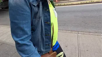 Wife no bra side boobs with pierced nipples in public flashing