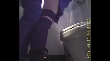Exclusive! Sex in toilet! Pee and fucked.