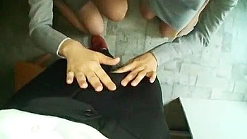 Horny Japanese model Kyouko Maki, Sayo Nakamoto, Airi Hayasaka in Exotic Handjobs, POV JAV clip