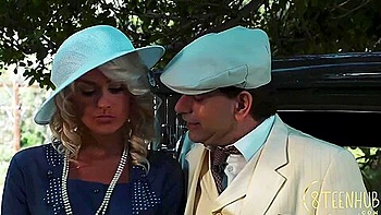 She Sucks His Cock Then Rides Him On The Hood