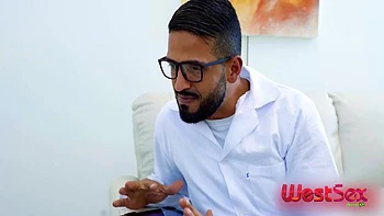 Mariana Torres And Tony Brooklyn In Doctor Decides To Help Patient With Sexual Relaxation