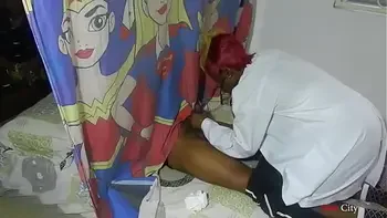 Crazy doctor sucked and fucked male patient in front of  his Wife