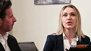 Rampant Realtor Merida Sat Guzzles On Cum After DP Threesome With Clients GP3216