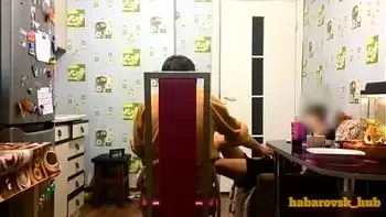 Husband left, wife fucked a friend