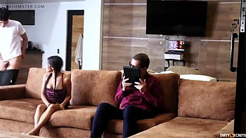 I Bang A Blind Chaps Stepdaughter Next To Him, Cum Drops On Him And This Chab Thought It Was Cream