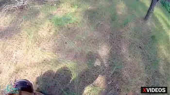 PLEEEEEESE DON'T STOP CUM INSIDE  MY First ONS in the forest