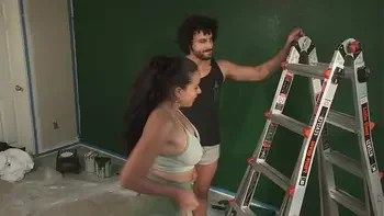 Hot Latina wife Jolla can't do any work without having sex